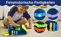 Kinderrucksack Kleinkindrucksack mit Schnallen und Lernspielzeug zur