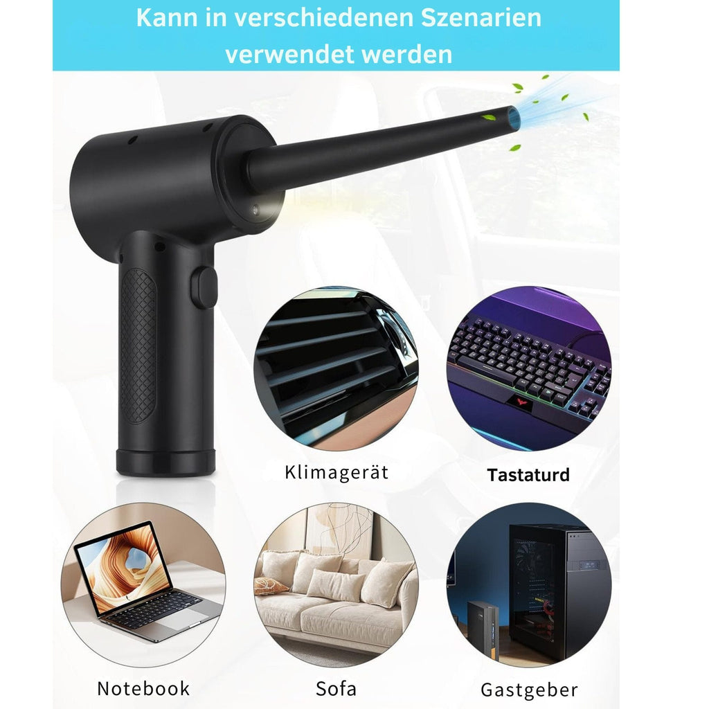 Akku-Handstaubsauger Druckluftspray Luftreinigungspistole 51000u/min Kabelloser Reiniger