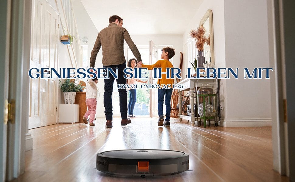 Saugroboter E25 2600PA, 150 Minuten Akkulaufzeit, Selbstaufladung, WLAN