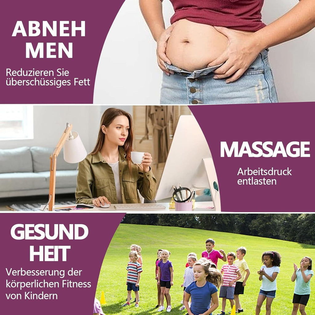 Hula-Hoop-Reifen mit Gewicht Kugel, 24 abnehmbaren Teile, gewichteter Hula-Hoop