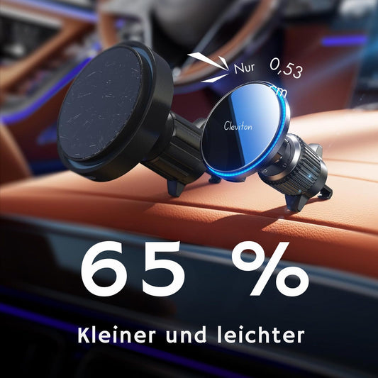 Smartphone-Halterung mit Ladefunktion 15W Schnellladegerät für iPhone 16/15/14/13/12
