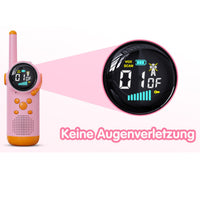 Walkie Talkie für Kinder mit VOX-Funktion, CTCSS-Technologie, LED-Taschenlampe