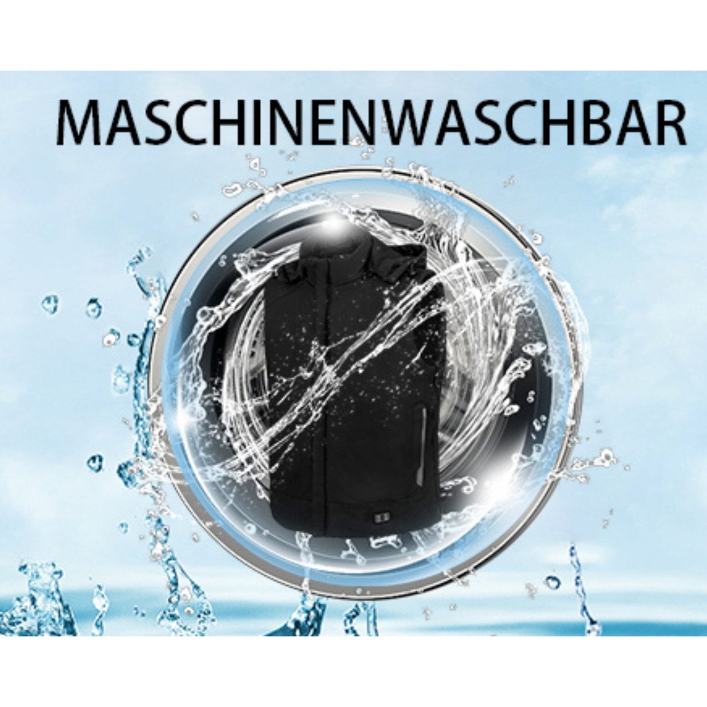 Funktionsweste Wärmeweste, beheizte Jacke, Intelligente einstellbare 3 Heizzonen
