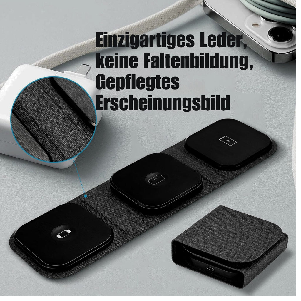 Mag-Safe Ladegerät 3-in-1 kabelloses Ladegerät mit USB C & 15W Adapter Induktions-Ladegerät