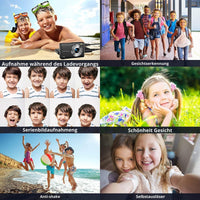 Digitalkamera mit 32G Micro SD Karte, 1080P Kinderkamera 44MP HD Kinderkamera