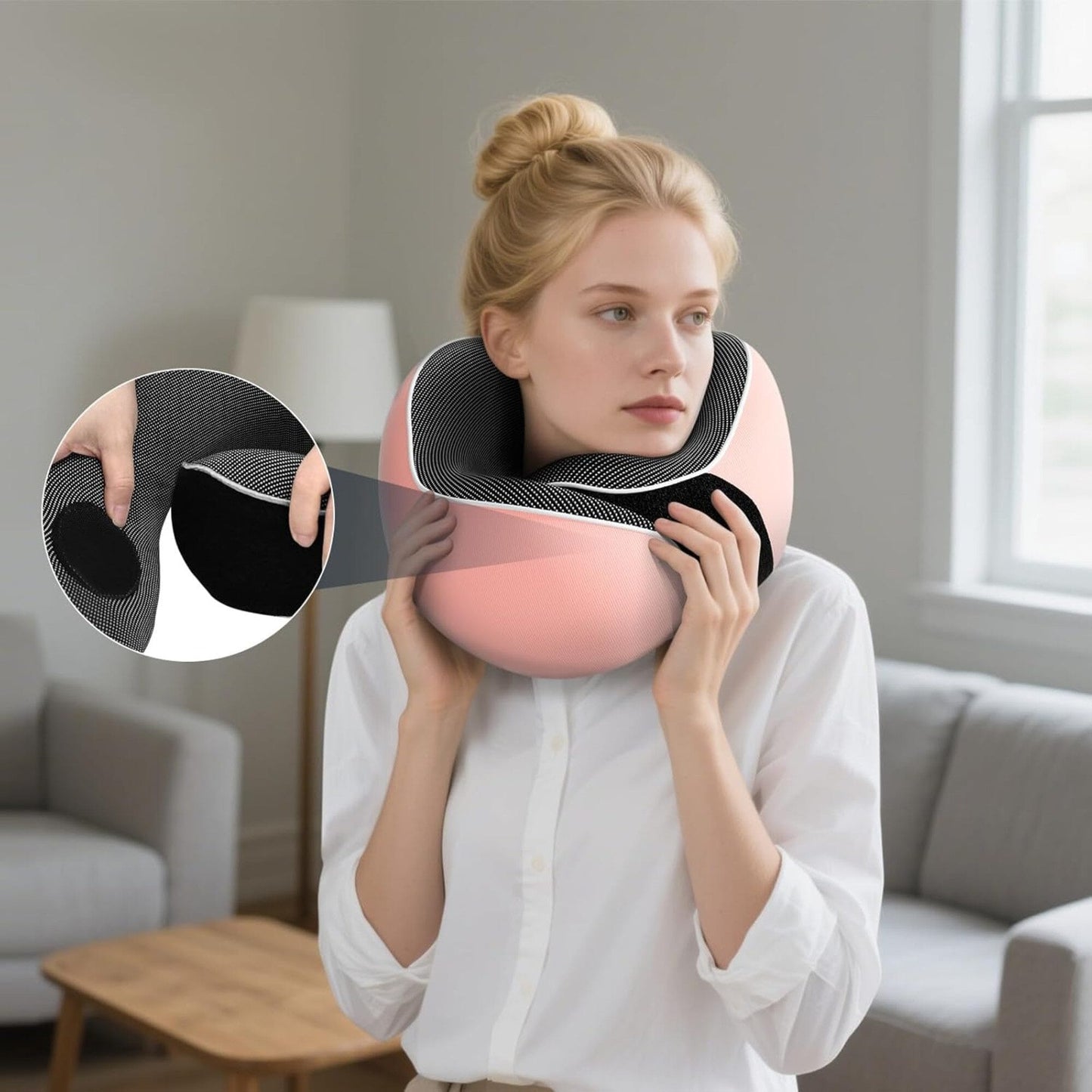 Nackenkissen für die Reise - memory-foam Ergonomisches Reisekissen