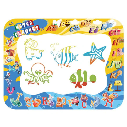 Kreativset Aqua Water Doodle Matte, Montessori Spielzeug 80x100cm XL
