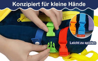 Kinderrucksack Kleinkindrucksack mit Schnallen und Lernspielzeug zur