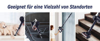 Akku-Hand-und Stielstaubsauger Kabellos, Akkusauger Kabelloser Staubsauger Bis zu 45Mins Laufzeit