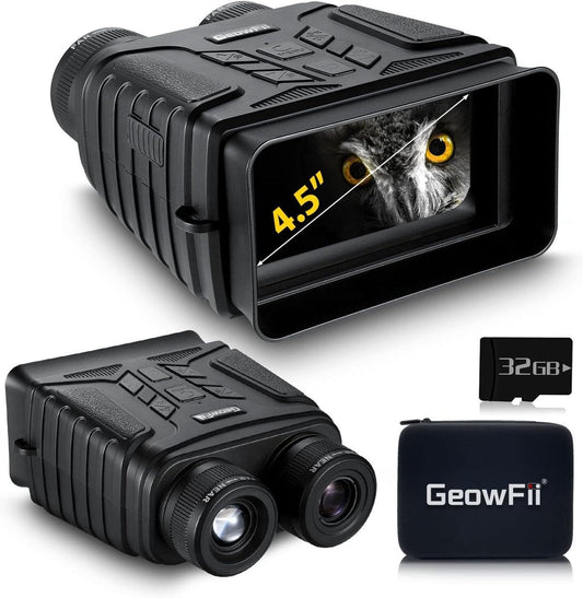 Nachtsichtgerät M45 Pro Nachtsichtgerät 4K HD, 4,5-Zoll Großbildschirm, 4000 mAh Akku