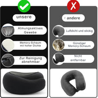Nackenkissen für die Reise - memory-foam Ergonomisches Reisekissen