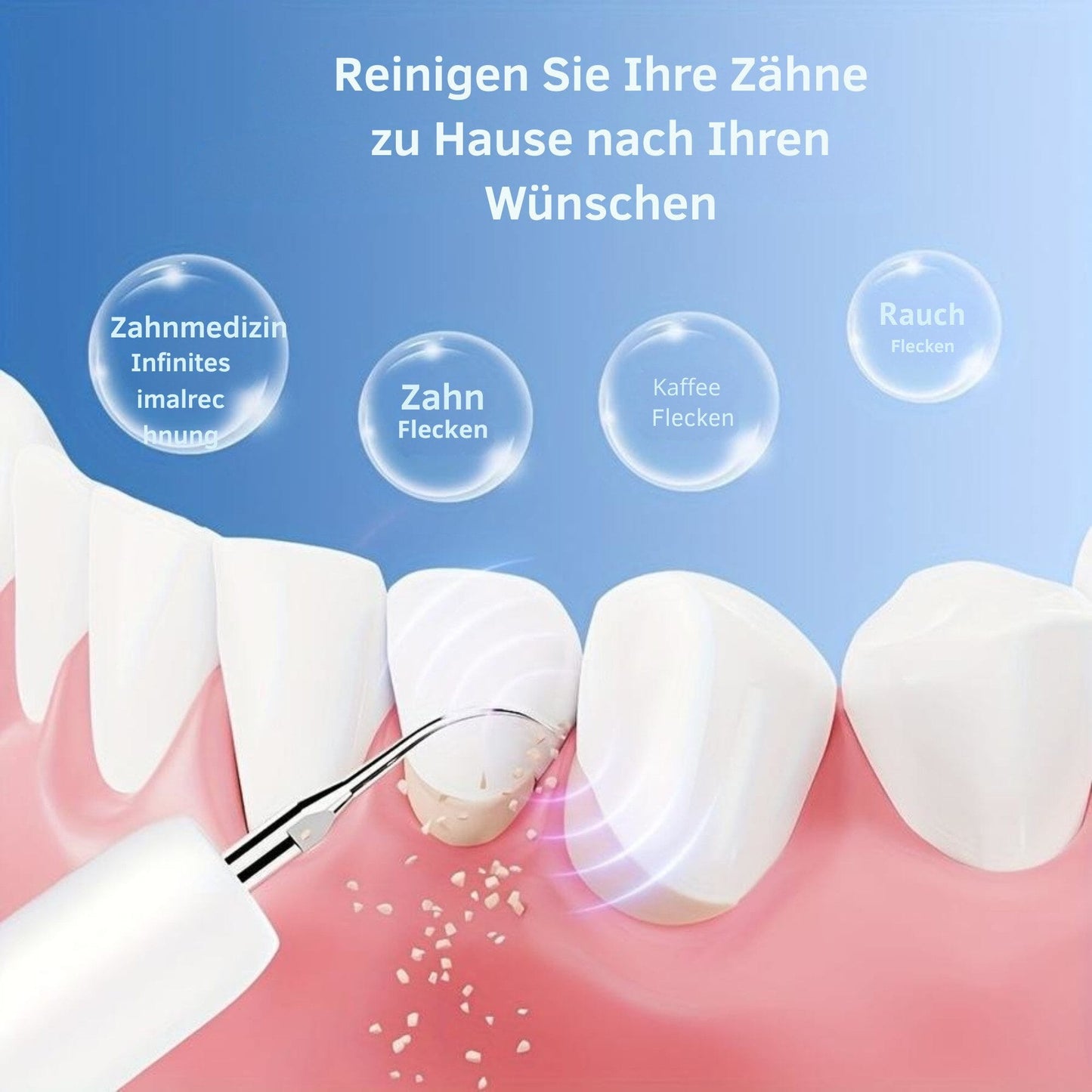 Elektrische Zahnbürste mit LED-Licht und 5 Reinigungsmodi Professionelle Zahnpflege zu Hause