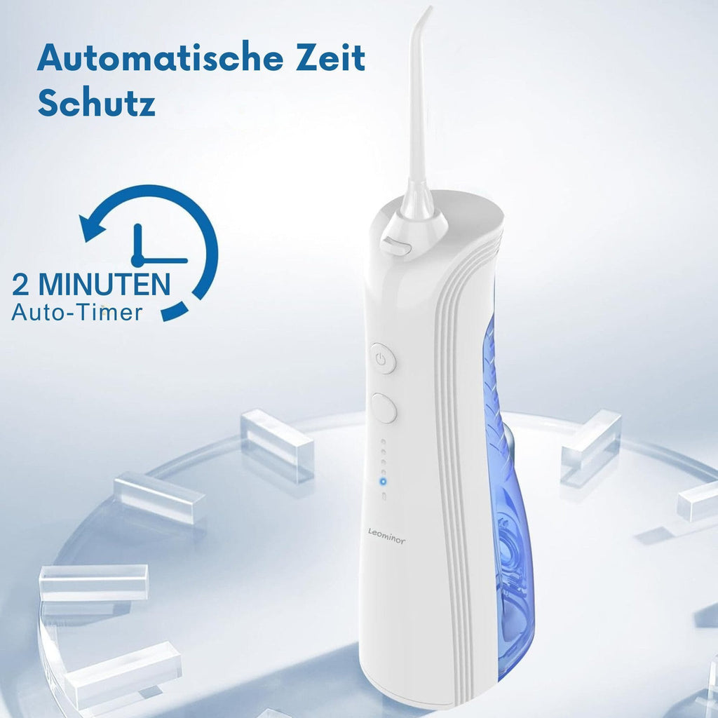 Munddusche Kabellos,5 Modi Elektrischer Zahnreiniger IPX7 Wasserdichter