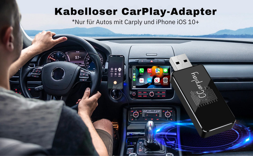 CarPlay Wireless Adapte für iPhone – 2025 Neueste Version USB-Adapter