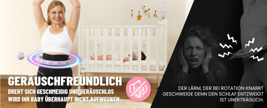 Hula-Hoop-Reifen mit Bunten LED-Lichteffekten und Gewicht Kugel, 18 abnehmbaren Teile