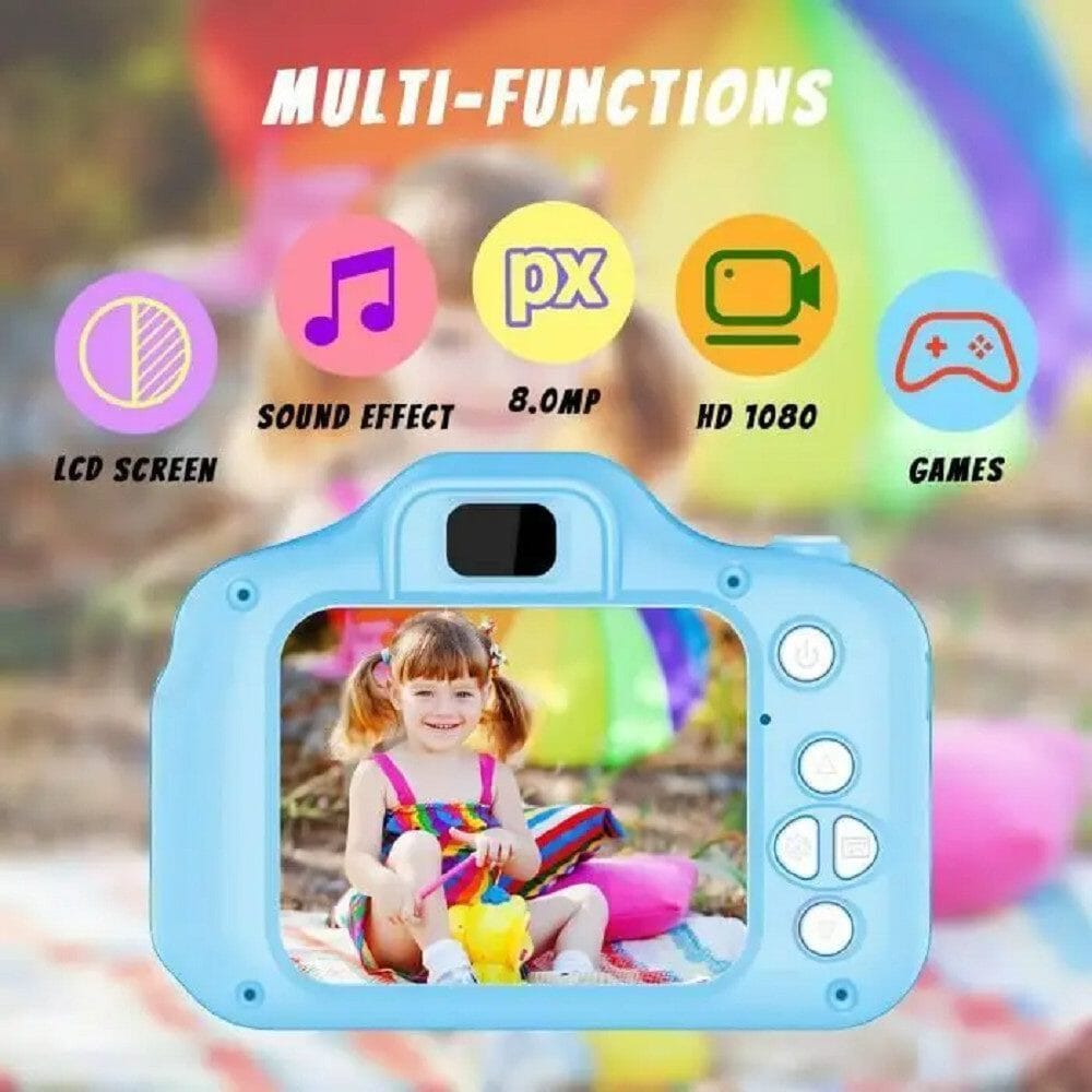 Kinderkamera 48MP 1080P HD Digitalkamera Spielzeug mit 32GB SD Karte Kinderkamera