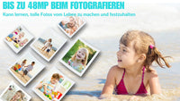 Digitalkamera mit 32G Micro SD Karte, 1080P Kinderkamera 44MP HD Kinderkamera
