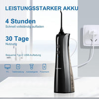 Munddusche Kabellos,5 Modi Elektrischer Zahnreiniger IPX7 Wasserdichter