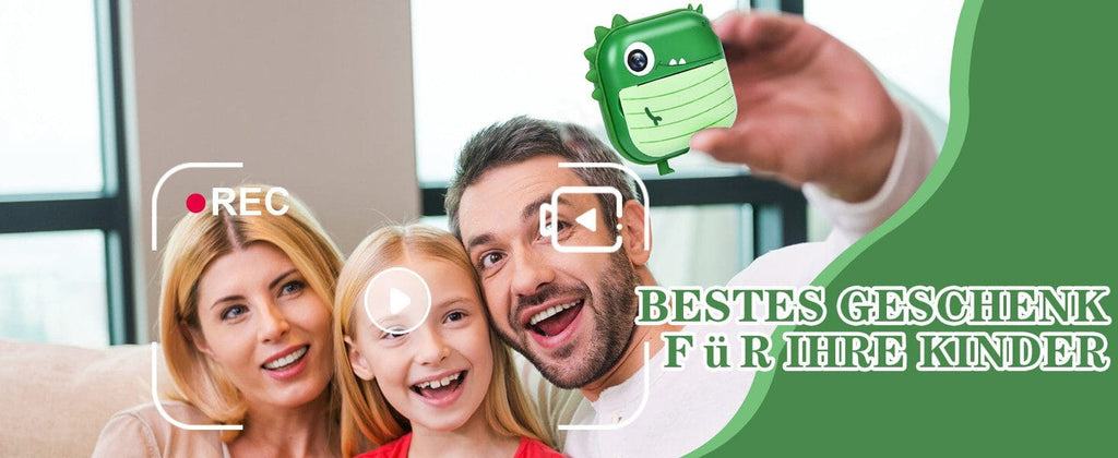 Sofortbildkamera 2,4'' Bildschirm für Kinder mit 32GB Karte & Zubehör Kinderkamera