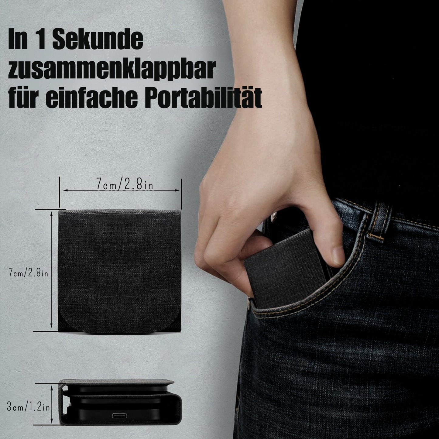 Mag-Safe Ladegerät 3-in-1 kabelloses Ladegerät mit USB C & 15W Adapter Induktions-Ladegerät