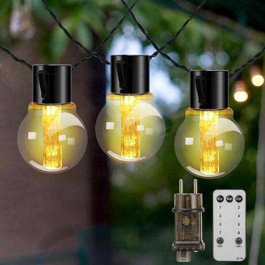 Lichterkette Außendekoration Lichter für Garten, Terrasse, IP65 wasserdicht