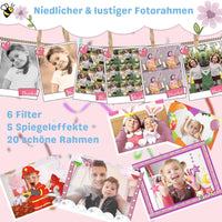Digitalkamera mit 2,4-Zoll-Bildschirm, installierte 32-GB-Karte Kinderkamera
