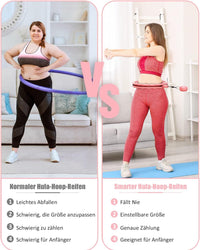 Hula-Hoop-Reifen Smart Fitness Hula Hoop mit oder ohne intelligentem Zähler