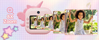Sofortbildkamera 2,4'' Bildschirm für Kinder mit 32GB Karte & Zubehör Kinderkamera