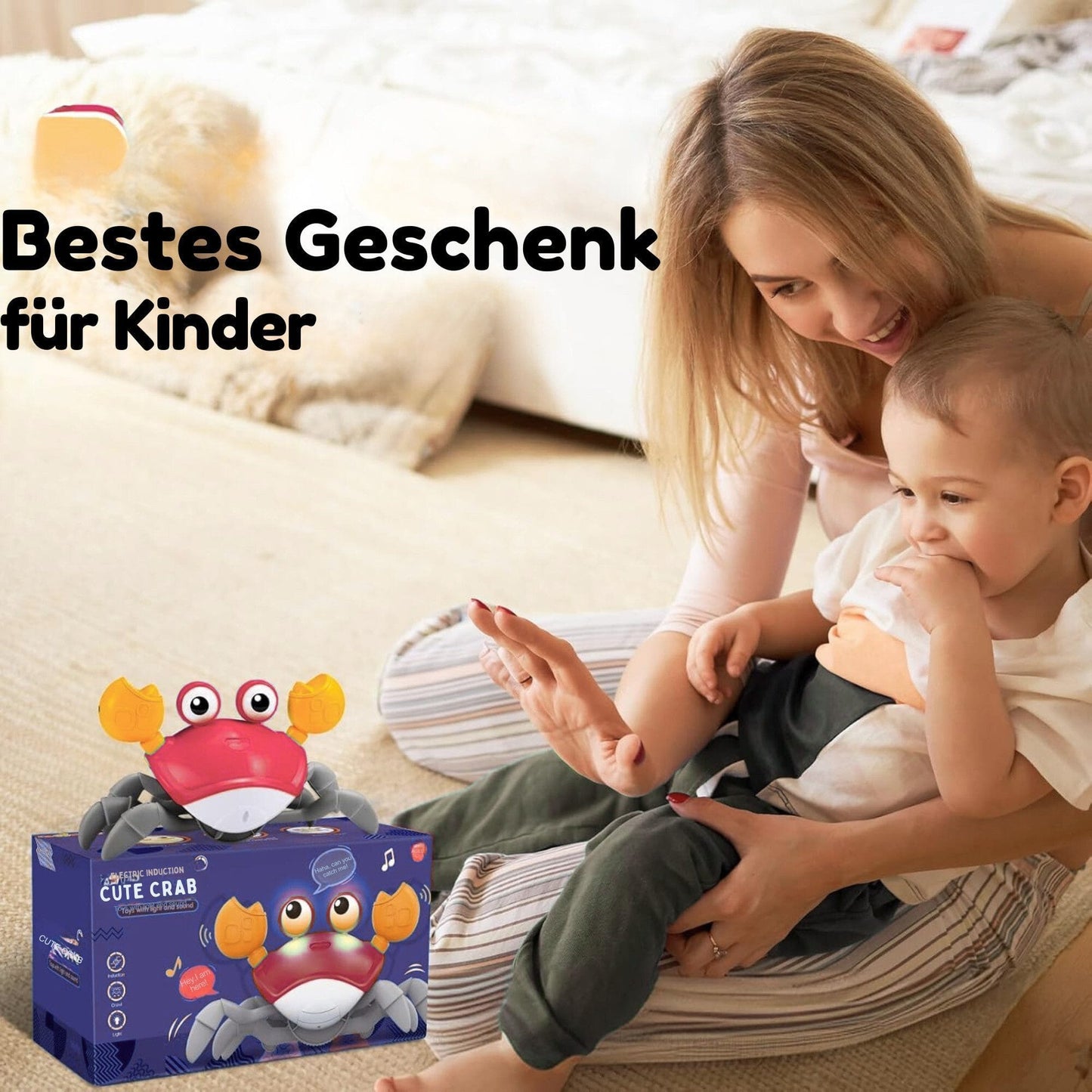 Lernspielzeug Krabbe Baby Spielzeug, Kinderspielzeug Junge Mädchen
