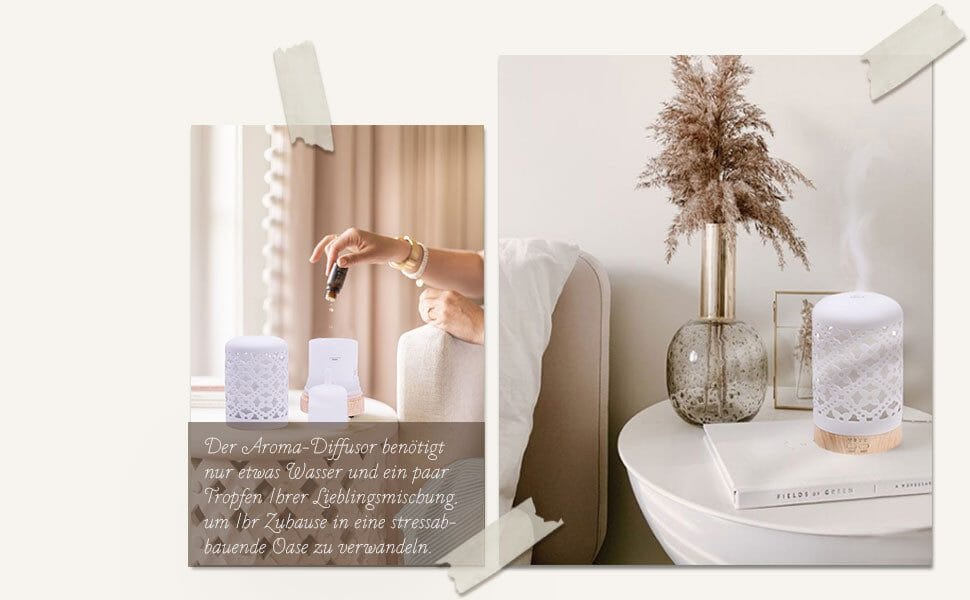 Diffuser Keramischer Aroma-Diffusor, Diffusor für ätherische Öle