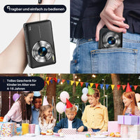 Digitalkamera mit 32G Micro SD Karte, 1080P Kinderkamera 44MP HD Kinderkamera