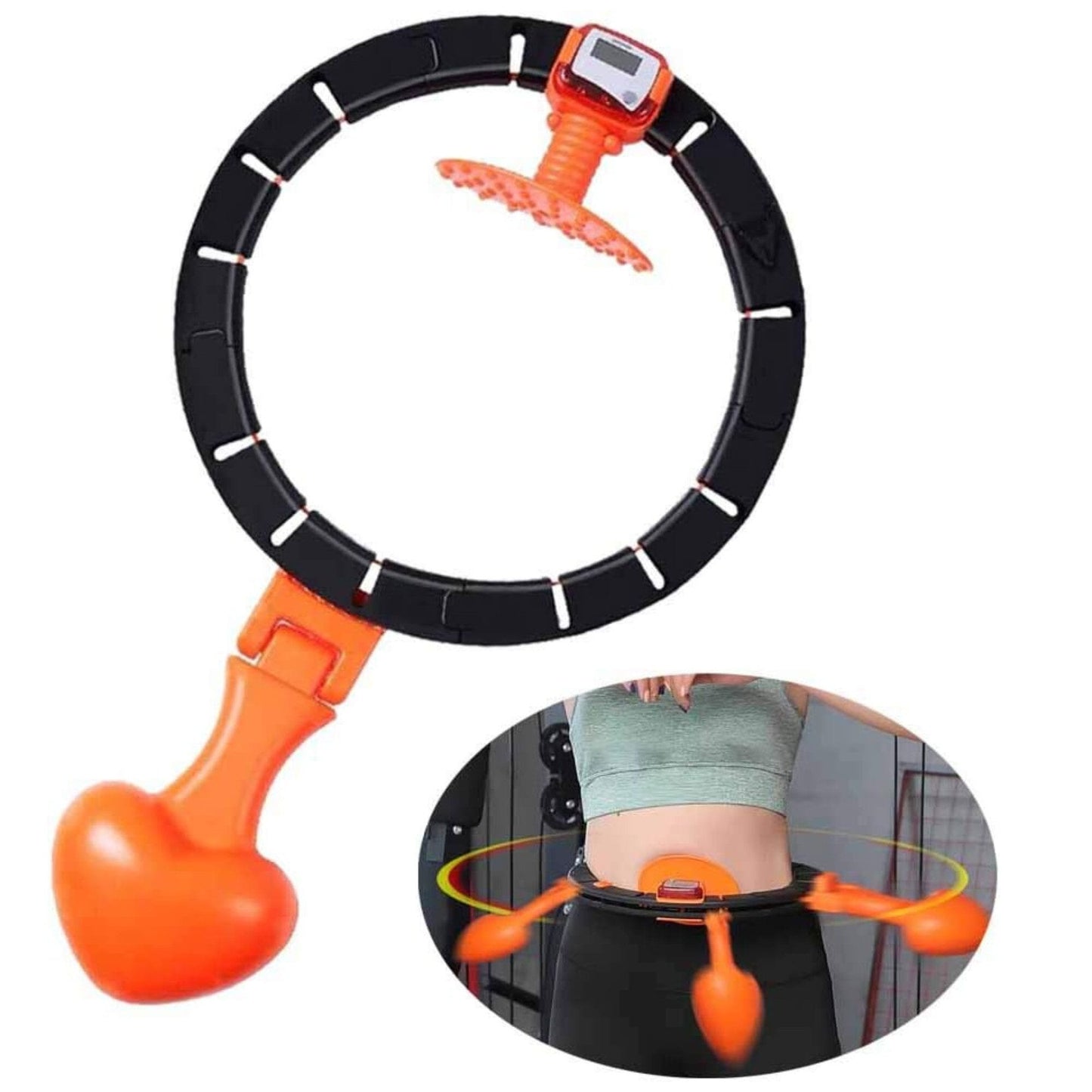 Hula-Hoop-Reifen Intelligenter Fitness-Ring, verstellbare Taille