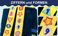 Kinderrucksack Kleinkindrucksack mit Schnallen und Lernspielzeug zur
