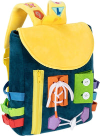Kinderrucksack Kleinkindrucksack mit Schnallen und Lernspielzeug zur