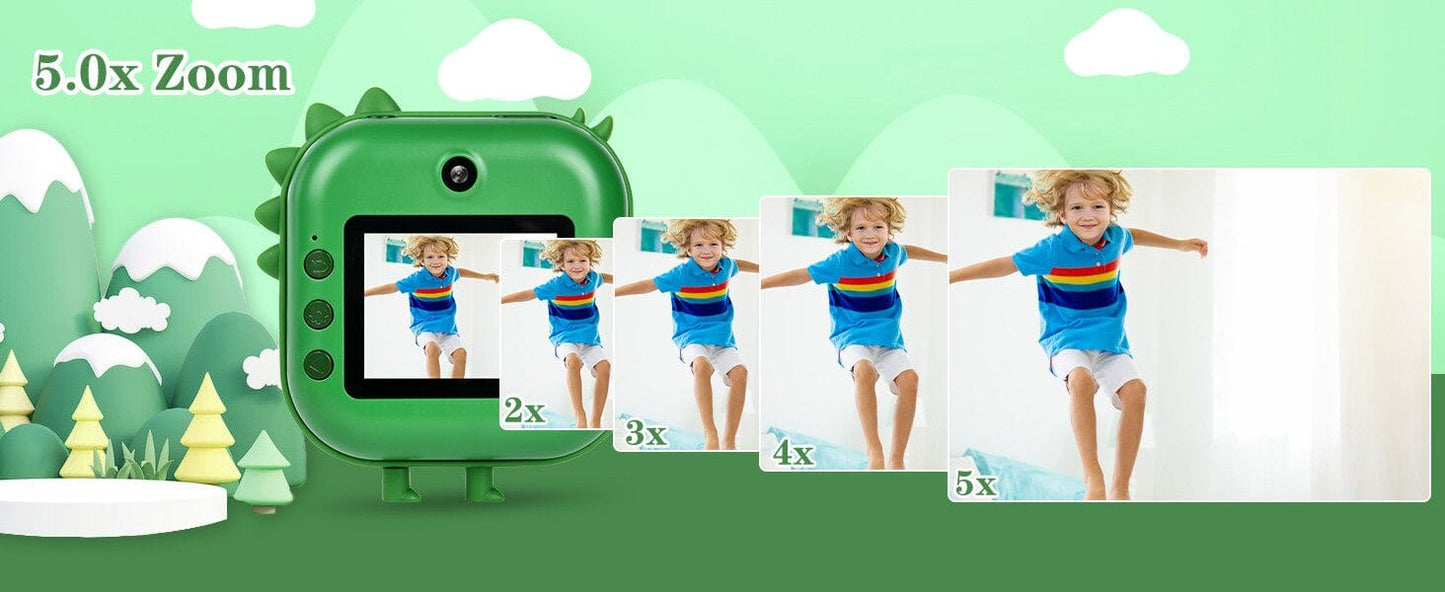 Sofortbildkamera 2,4'' Bildschirm für Kinder mit 32GB Karte & Zubehör Kinderkamera