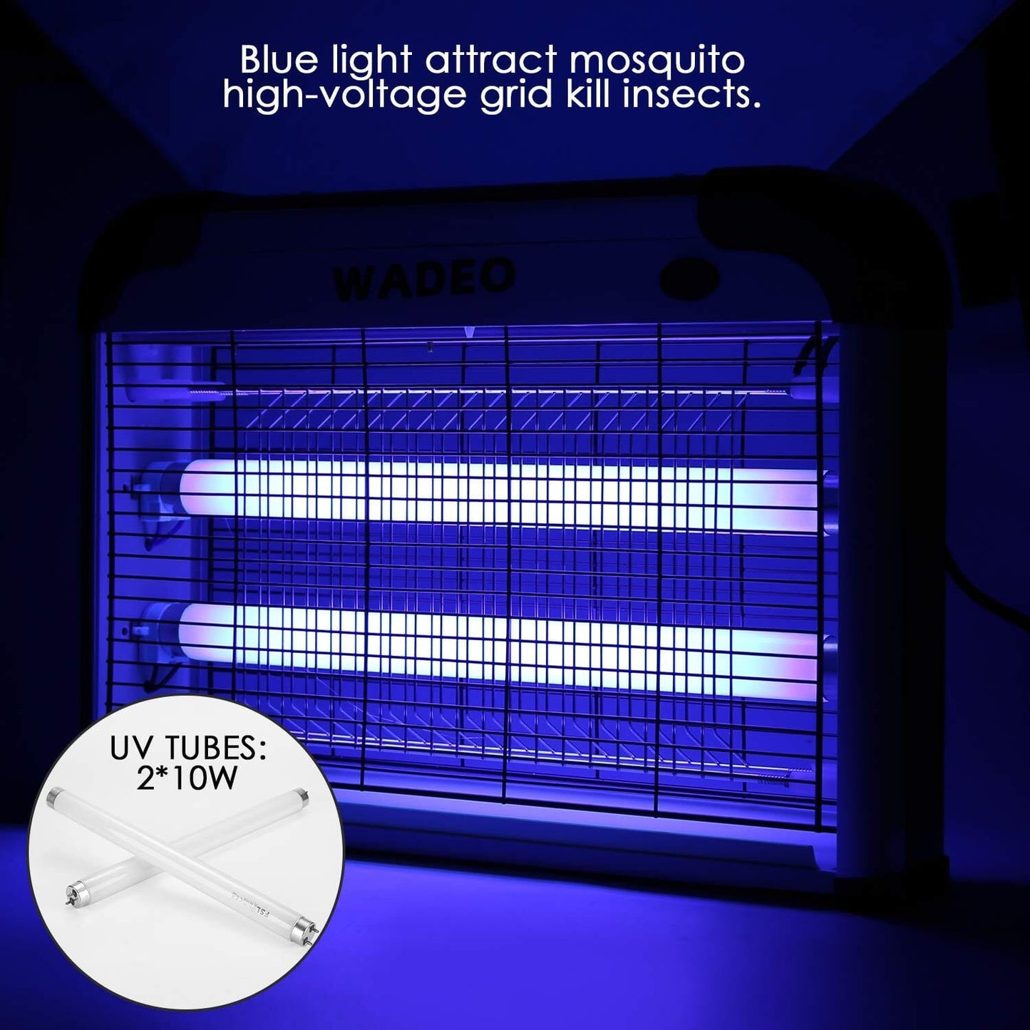 Insektenvernichter hängende UV-Insektenfalle, 20W Multifunktionale Mückenvernichter