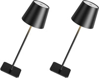 LED Tischleuchte mit 3 Farbtemperaturen -Wiederaufladbar,Touch-Dimmer,IP54 Wasserdicht