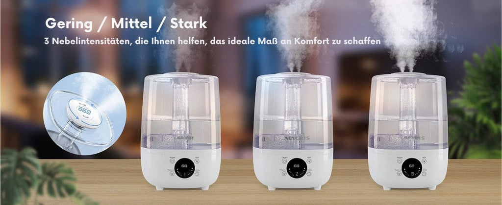 Luftbefeuchter Auto Quiet Mode für Baby, 4L Ultraschall Cool Mist Luftbefeuchter