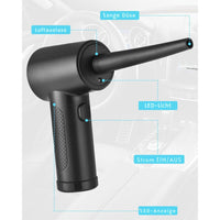 Akku-Handstaubsauger Druckluftspray Luftreinigungspistole 51000u/min Kabelloser Reiniger