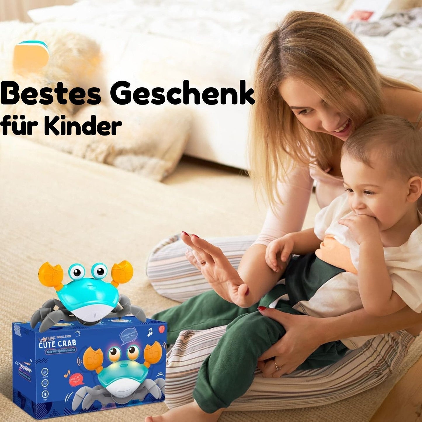Lernspielzeug Krabbe Baby Spielzeug, Kinderspielzeug Junge Mädchen