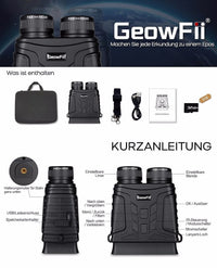 Nachtsichtgerät M45 Pro Nachtsichtgerät 4K HD, 4,5-Zoll Großbildschirm, 4000 mAh Akku