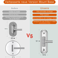 Kosmetikspiegel Wiederaufladbarer beleuchteter Schminkspiegel, erweiterbares Design