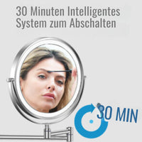 Kosmetikspiegel Wiederaufladbarer beleuchteter Wand-Makeup-Spiegel