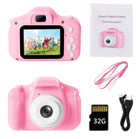 Kinderkamera 48MP 1080P HD Digitalkamera Spielzeug mit 32GB SD Karte Kinderkamera