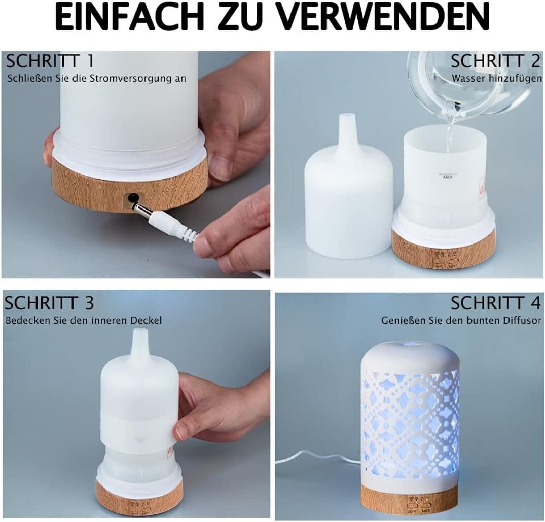 Diffuser Keramischer Aroma-Diffusor, Diffusor für ätherische Öle
