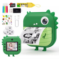 Sofortbildkamera 2,4'' Bildschirm für Kinder mit 32GB Karte & Zubehör Kinderkamera
