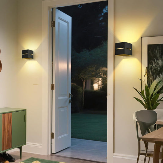 LED Wandleuchte Innen Schwarz Gold – 6W G9 Austauschbar 3000K Warmweiß