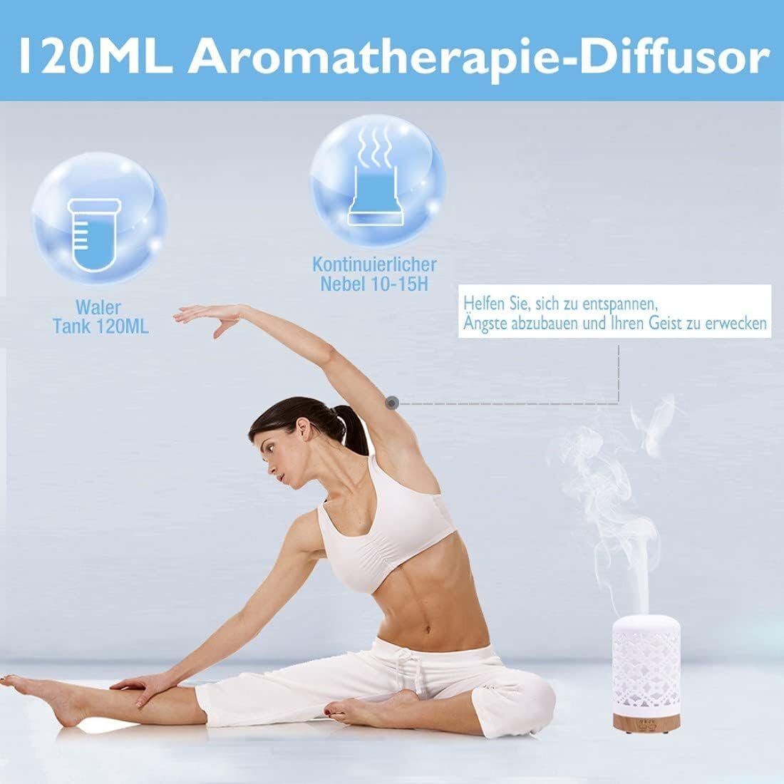 Diffuser Keramischer Aroma-Diffusor, Diffusor für ätherische Öle