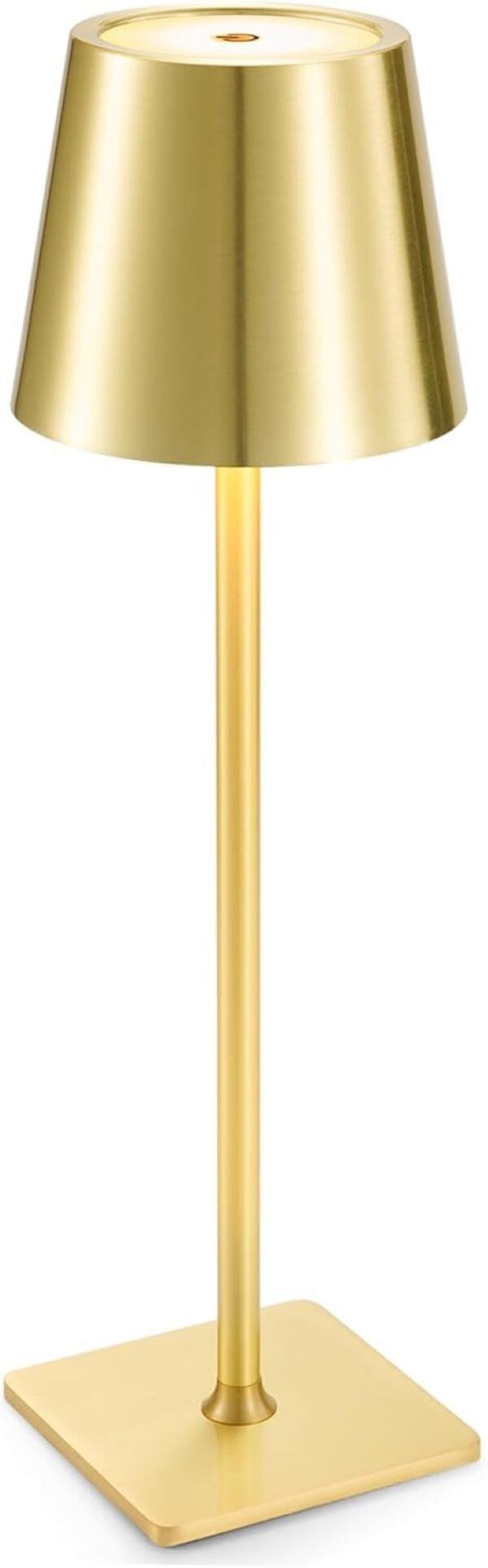 LED Tischleuchte mit 3 Farbtemperaturen -Wiederaufladbar,Touch-Dimmer,IP54 Wasserdicht