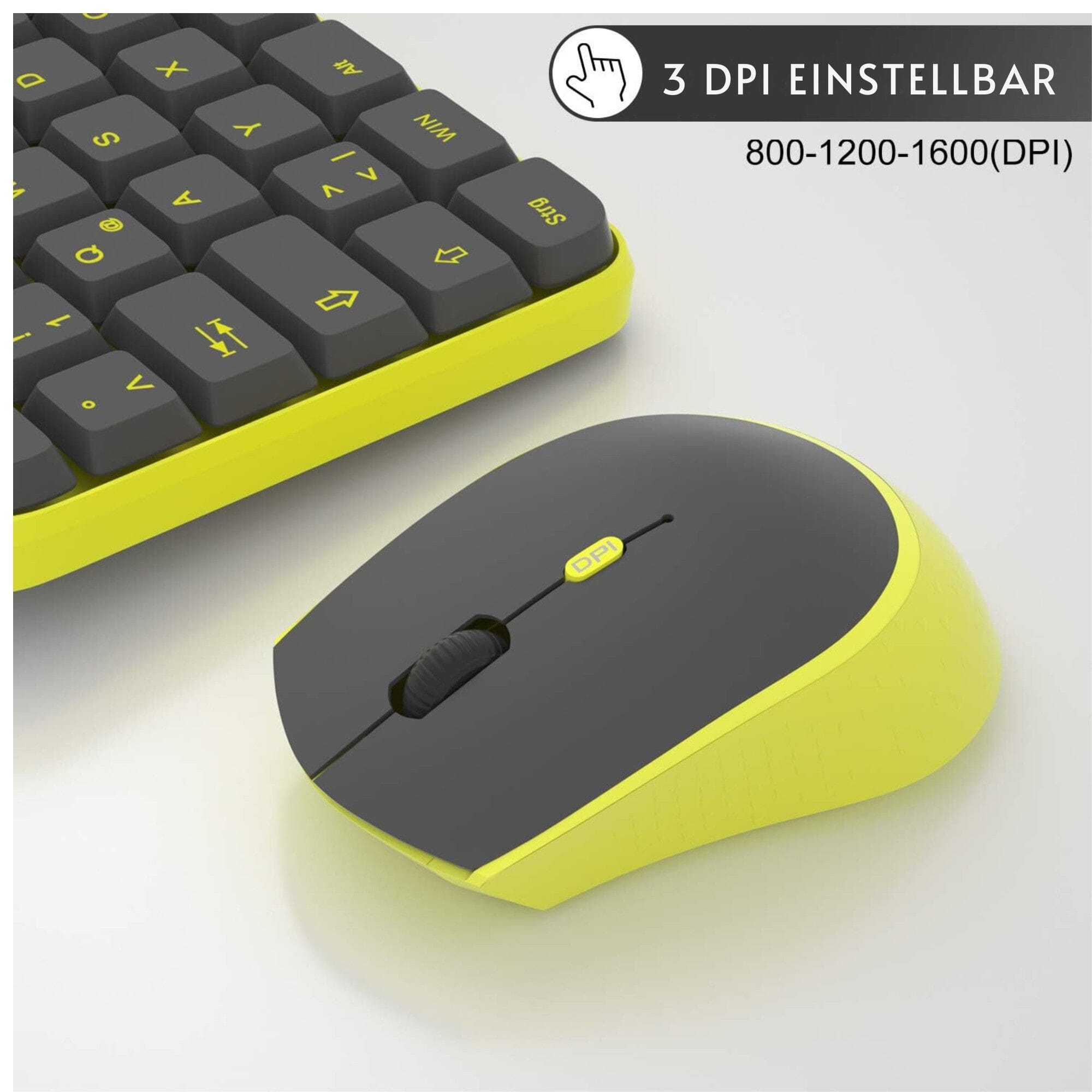 V610 Gaming Tastatur-Maus-Kombination [DE-Layout] Wireless-Tastatur